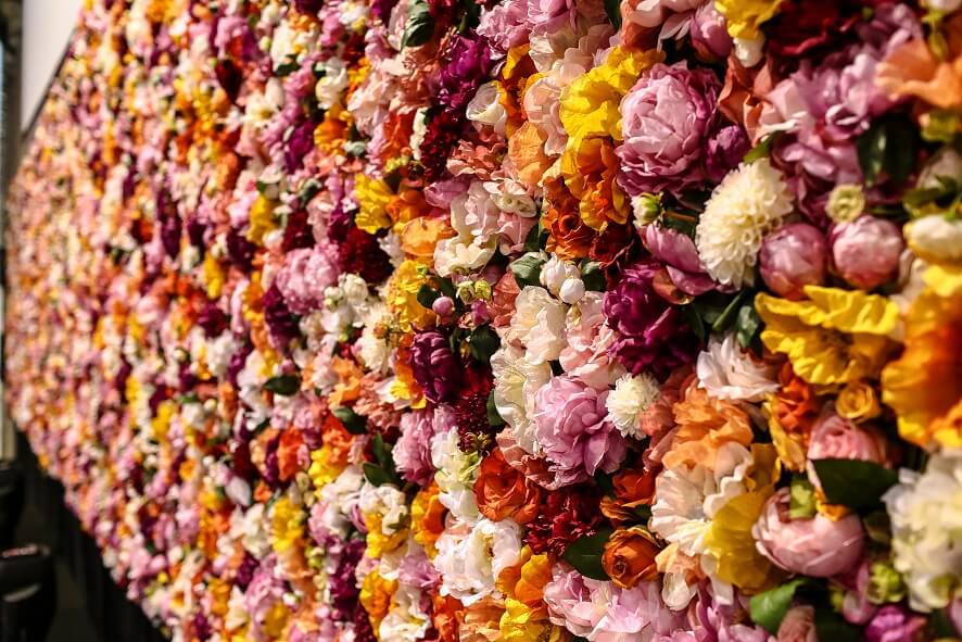 Dior Runway Inspired Floral Wall