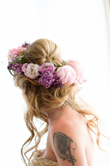 elegantweddinginvites-bridal-hair-styles-hair-flowercrown